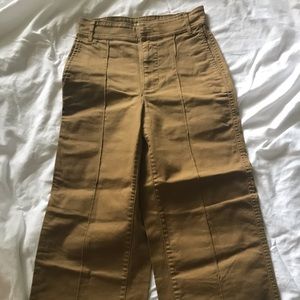 Madewell cropped wide-leg pants